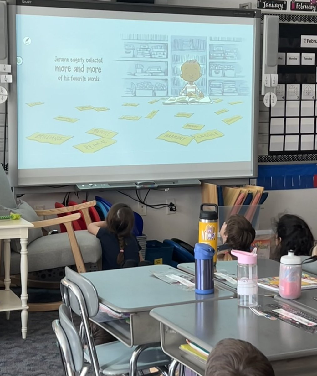 msmith_mursd's tweet photo. Yesterday was #WorldReadAloudDay and we celebrated with @peterhreynolds. What a treat to hear him read his book The Word Collector. He also shared his new illustrations and book #TheReflectionInMe. #MURSDThrives #WeAreReaders https://t.co/k1vnpsuiQW