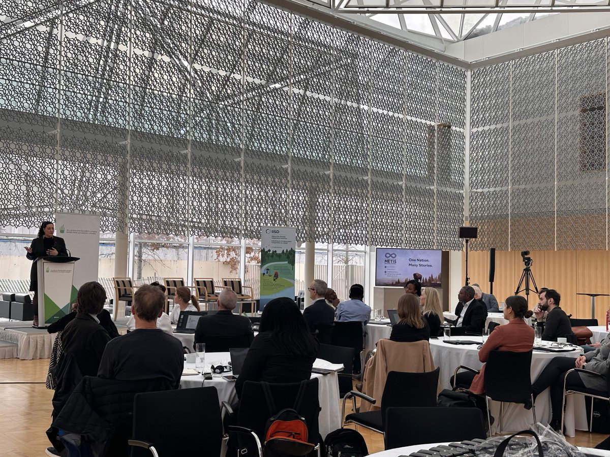 IISD_Resilience's tweet photo. We are live from the beautiful @AKFCanada in Ottawa and online to discuss #NatureBasedSolutions for #ClimateAdaptation, Indigenous knowledge and community engagement and empowerment!

#IDW2024 https://t.co/4ZGLzV2NIC