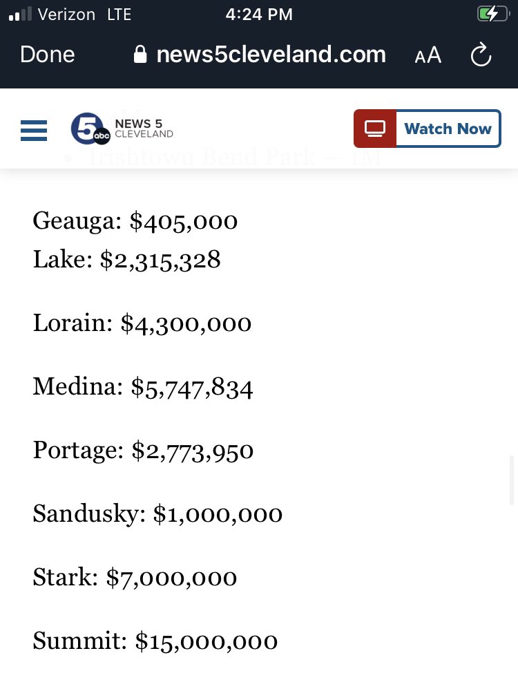 JustinTjaden's tweet photo. $2billion capital investment bill passed in the #Ohio House. “NEO” gets:

$42,000,000 directly l to Cuyahoga County
…
$2,315,328 directly to Lake County
…
$405,000 directly to #Geauga County
…
$0 to #Ashtabula County

Sarah Fowler Arthur isn’t giving District 99 a chance. https://t.co/0TnA40vl3n