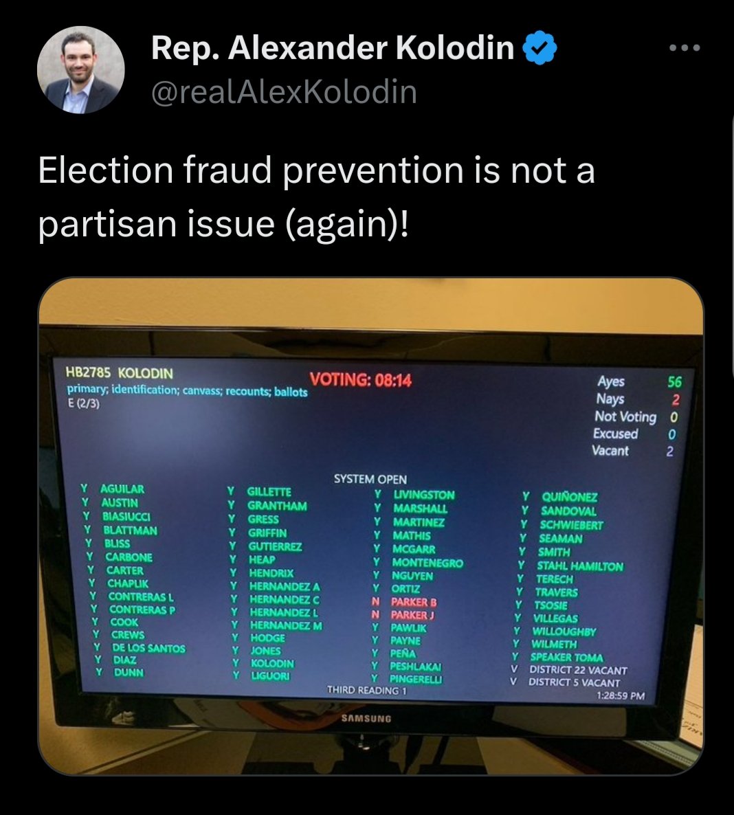 🚨AZ Breaking News: "The Timeline Bill" with Signature Verification  Processes and Standards Added has been passed by the AZ House Legislators. The Timeline Bill is on it's way to the AZ Senate for the final Vote to secure our 2024 Presidential Election. 🚨Be reminded AZ Senators