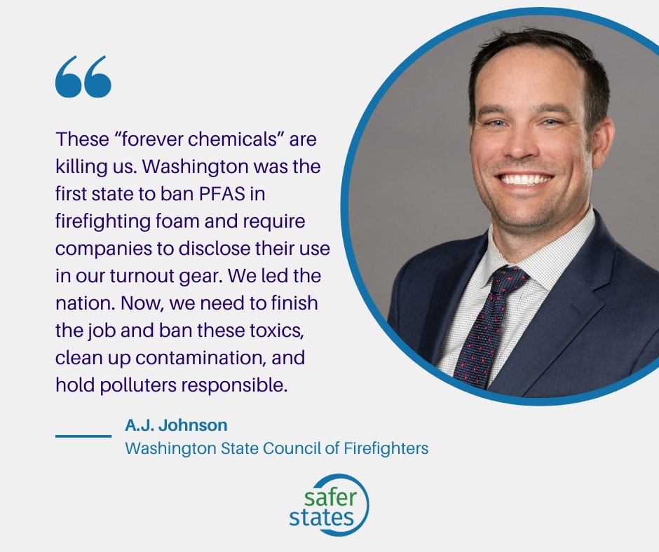 saferstates's tweet photo. Firefighters 👩🏼🚒, farmers 👩🏽🌾, and families 👨👩👧👦 are calling for #SaferSolutions to tackle threats from toxic #PFAS "forever chemicals".
This year, we anticipate at least 35 states will consider policies to address the PFAS crisis.
Read more here: https://t.co/gaFS1vCsRl https://t.co/A3UqGOa3Fr