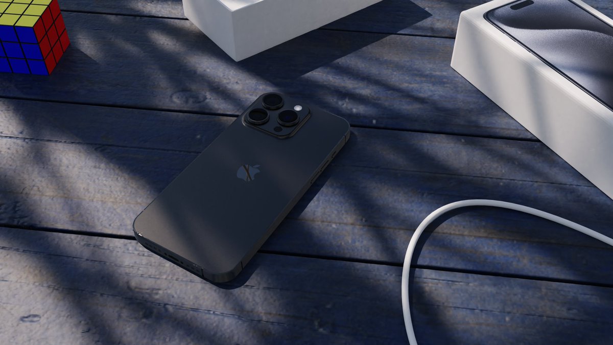 MadeWithBlender's tweet photo. modeled the Iphone 15 pro max in blender 2.79 #blenderrender #blender #gamedev #CGI #games #game #indiedev #blendercommunity #blenerartist #blendernation #nascomsoft https://t.co/uDRoOeu64P