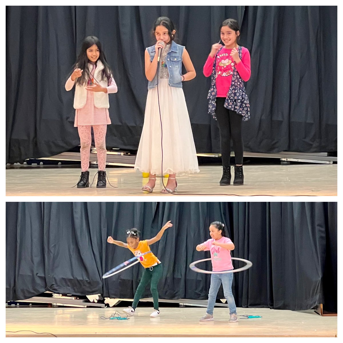 SterlingElemen1's tweet photo. Our school-wide Talent Show was a big hit with our outstanding performers and hyped up audience members! @CharMeckSchools #sterlingpride🐯  #chinupcrownon👑 #TalentShow https://t.co/pZr5gDSDYp