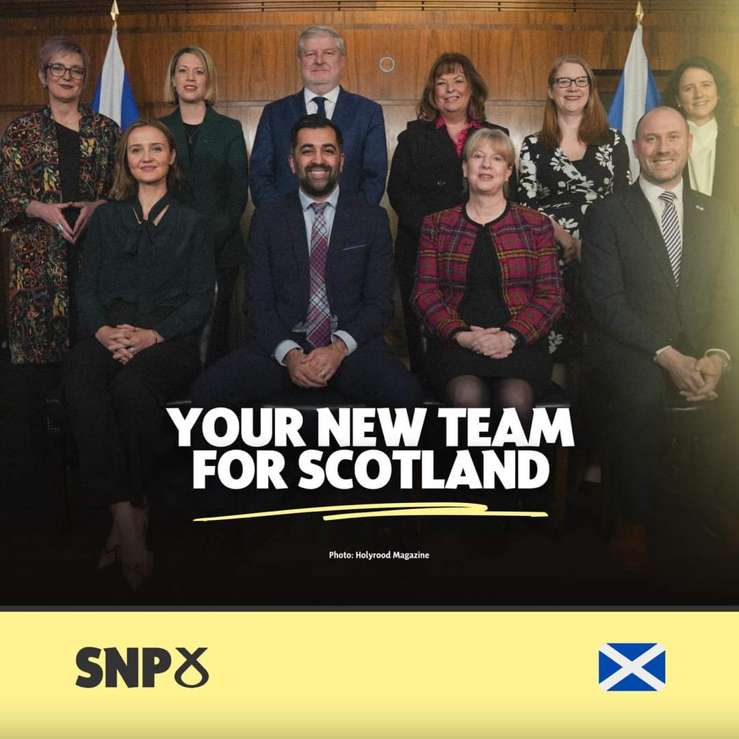 📸 Your refreshed The Scottish Government Cabinet who will work to deliver for you and #ForScotland.
🙋‍♀️ 7/10 Cabinet members are women, making Scotland the only nation in the world where the majority of Cabinet positions within government are held by women.