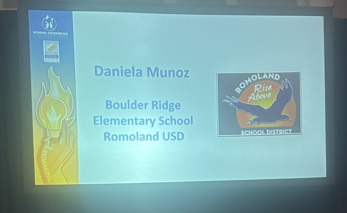 CarmenHopkins_1's tweet photo. ๐ Congratulations to Daniela Munoz, @BRESBulldogs for being awarded the @RCOE School Counselor Leadership Network Award! ๐ Daniela is truly courageous and committed to supporting all students! ๐ #SchoolCounselor #romogrows https://t.co/NnihrD7uAI