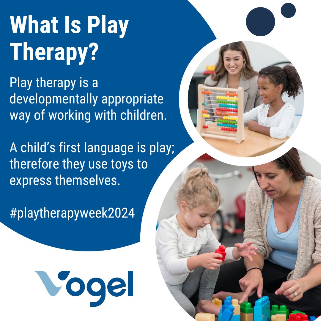 This week Vogel has been celebrating International Play Therapy Week. To learn more about Vogel's developmental and behavioral health programs visit vogelalcove.org/mental-behavio…

#Vogel #PlayTherapy #playtherapyweek2024 #DevelopmentalHealth #BehavioralHealth