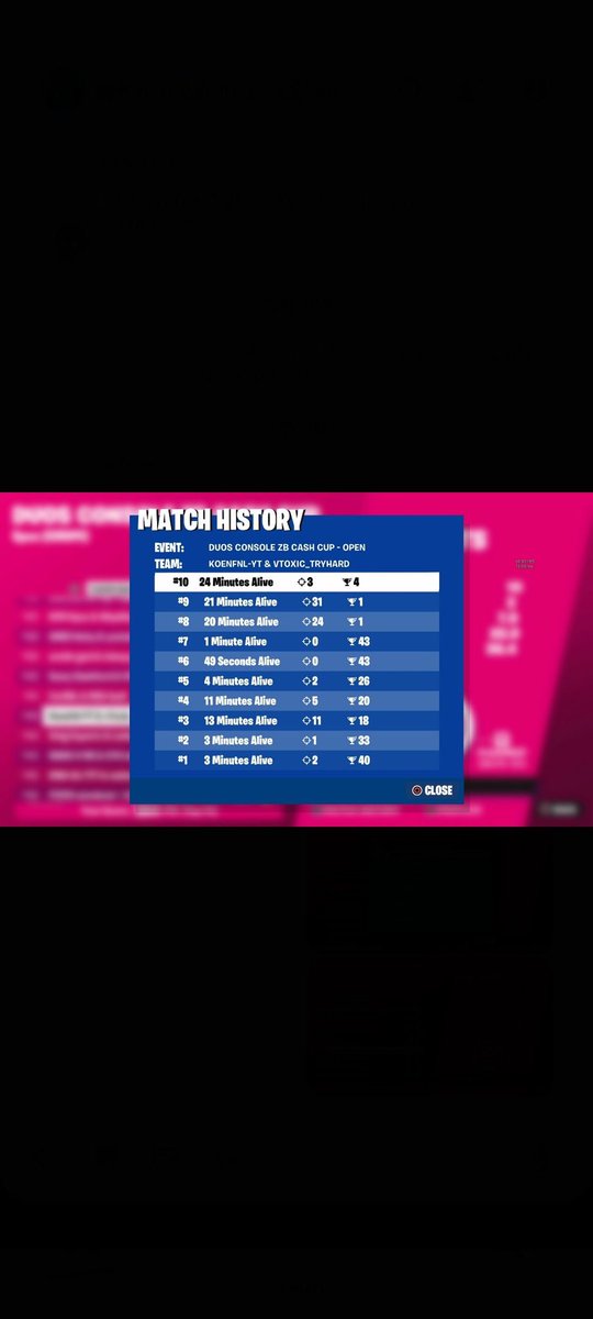 TryharddFN's tweet image. Qualed finals w/@Koenfnl1 God match history😵‍💫