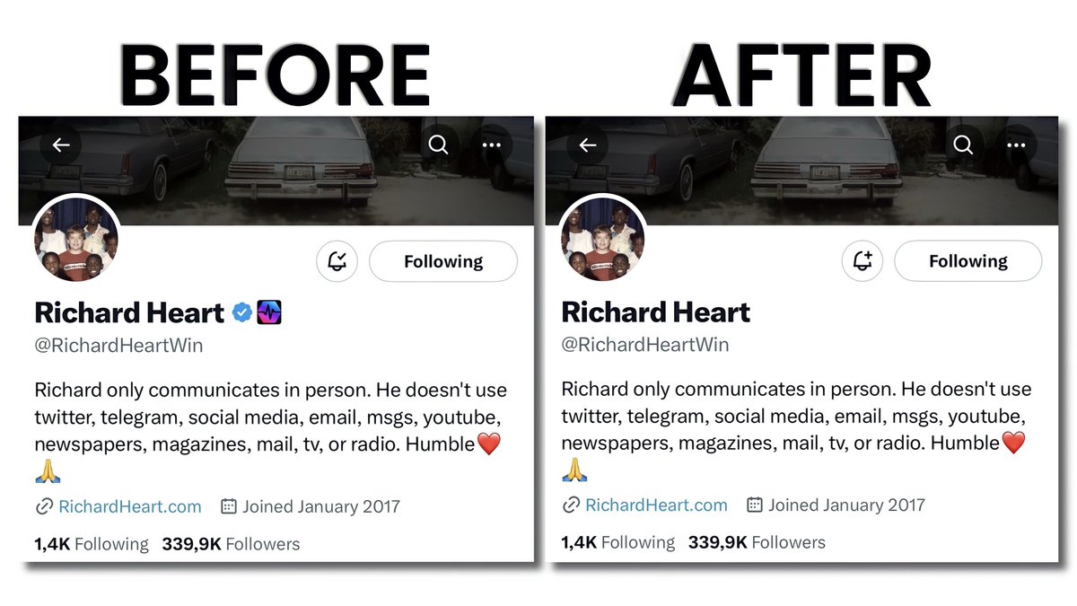 BREAKING: <a href="/elonmusk/">Elon Musk</a> and <a href="/X/">X</a> have removed everyone’s badges from the #PulseChain community

Yes, PulseChain is founded upon freedom of speech, and Elon is CENSORING it on 𝕏

Are you against freedom of speech, Elon?

$HEX