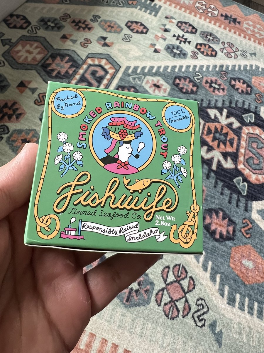 1eatherman's tweet photo. Got recommended @fishwife by bowls_breakfast on IG and I have to say… it’s amazing. Tried the smoked rainbow trout and it’s nothing like the other ones you get at the market. Try it! https://t.co/jRMMYkpwvT