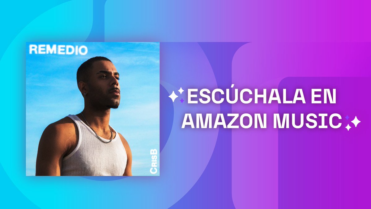 OT_Oficial's tweet photo. 💥 Ya puedes escuchar "Remedio" de Cris B en @amazonmusic 👉🏻 https://t.co/8pB9seu1qQ💙💿 https://t.co/7pbSOnXdX5