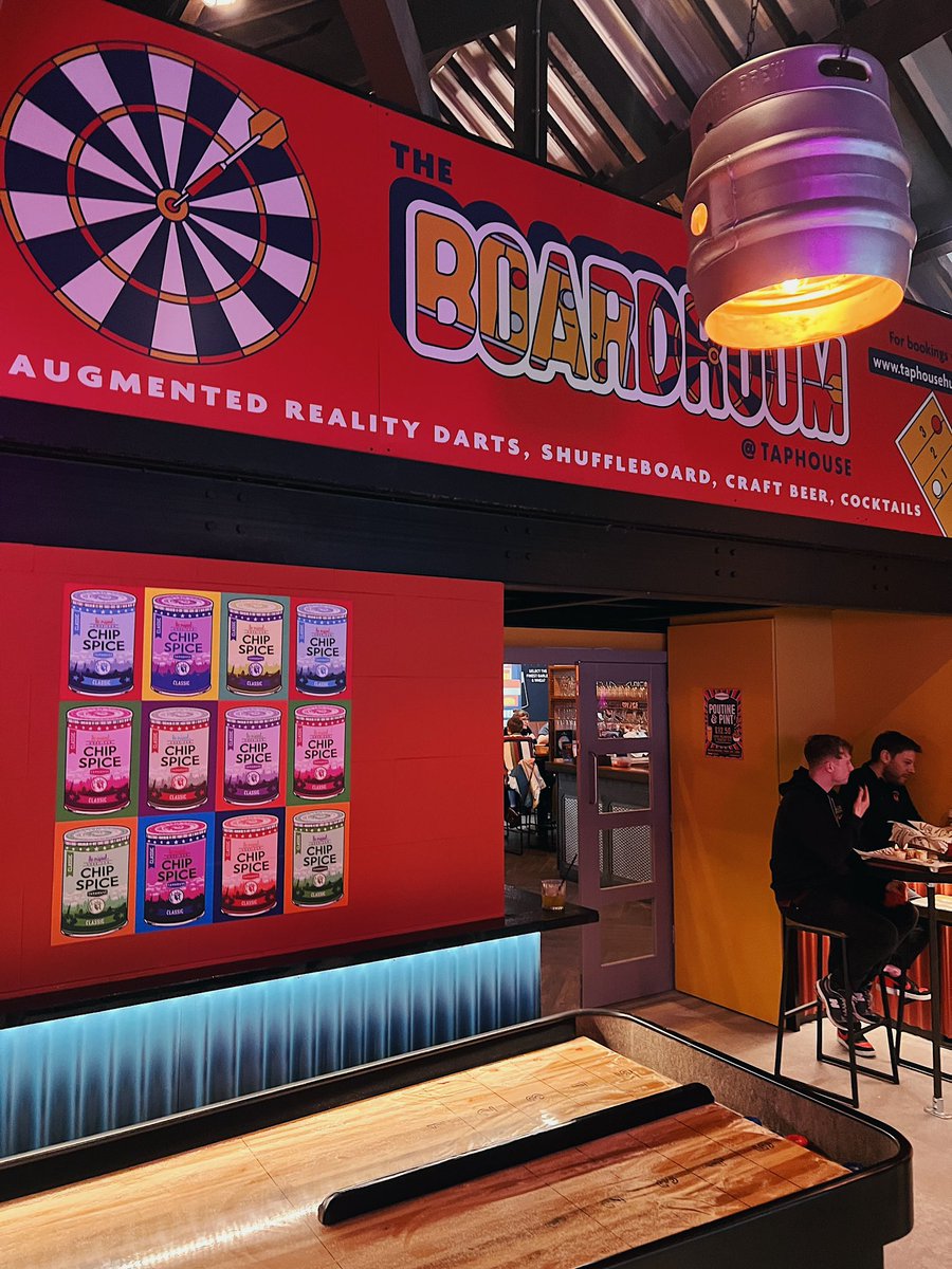 We’ve had a sneak peek at The Boardroom at @taphousehull this evening, and we can confirm you are all in for a treat 🫡🎯 Book now at boardroomhull.co.uk! 🙌 #TheBoardroomHull #FruitMarketHull