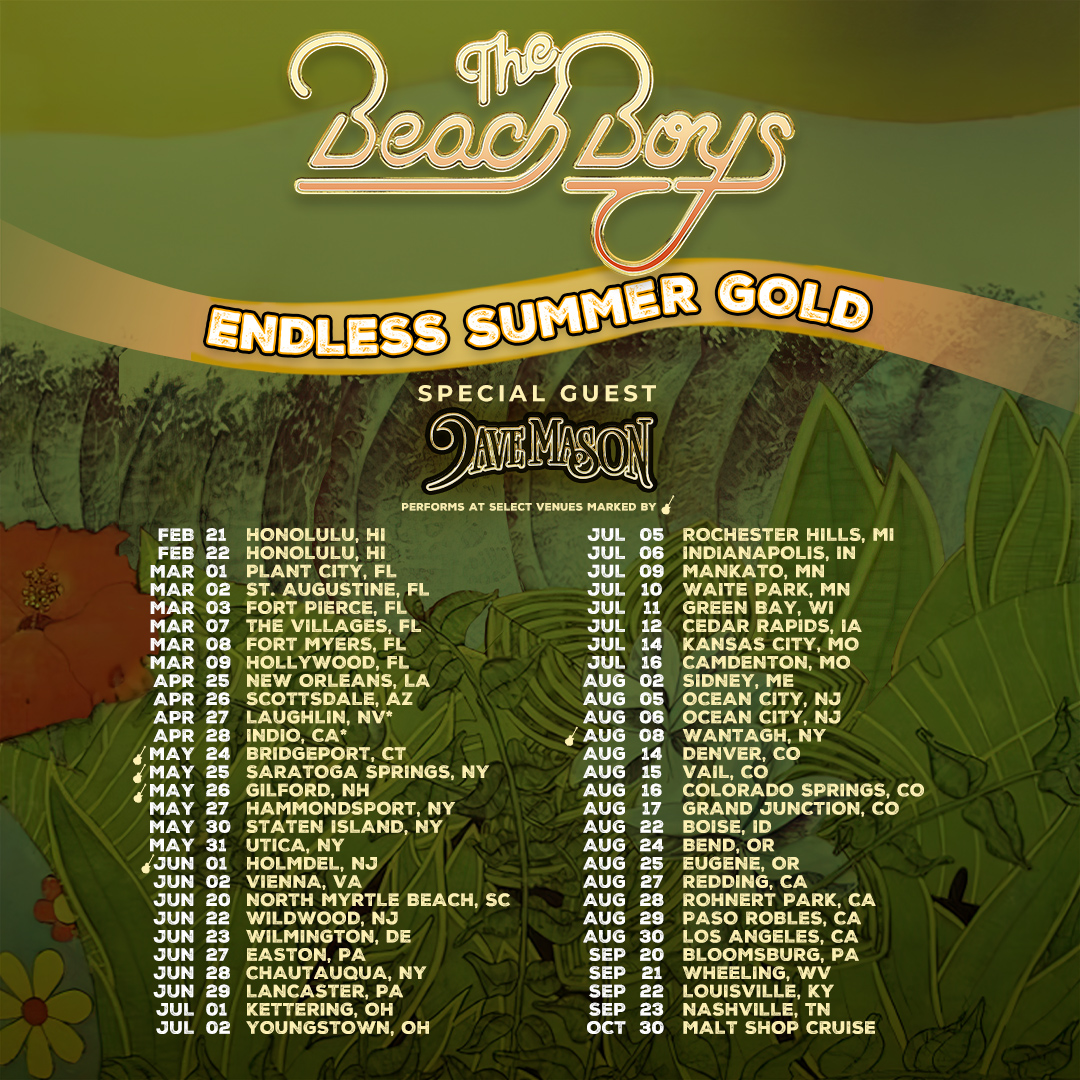 Catch a wave with us in 2024 📷
Get your ticket now: thebeachboys.com/events/