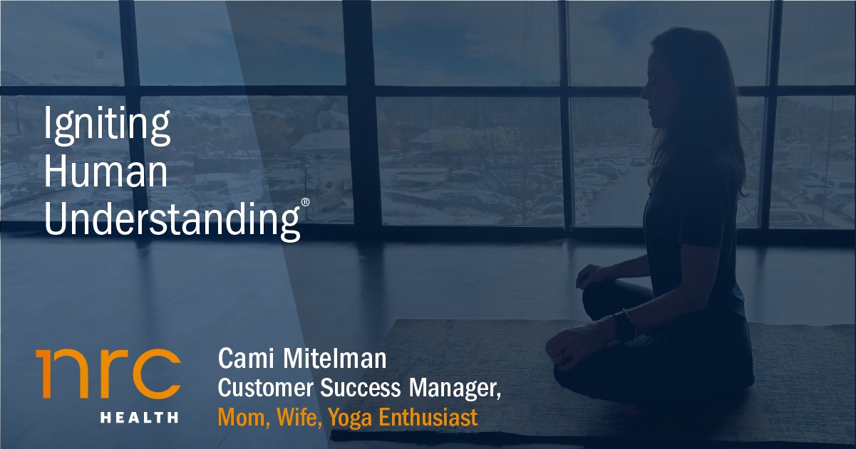 NRC Health on X: Discover the powerful connection between yoga & patient  experience with @camisuem, Customer Success Manager at #NRCHealth! Cami  shares how her personal passion for yoga influences her approach to