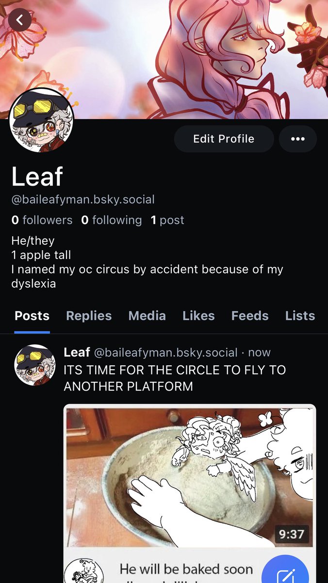 I’m on blue sky now! I’m, haven’t finished setting up my account there. Please lemme know if you’re on there too so I can follow you!

baileafyman.bsky.social