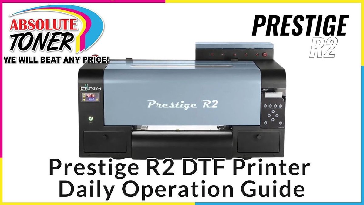 DTF Station Prestige R2 DTF Printer Operation Guide Brought To You By Absolute Toner

absolutetoner.com/products/199-m…

youtu.be/mp9-LWHao50

#DTFprinting #PrinterOperation #PrintingTips #PrintQuality #CreativePrinting #DIYPrinting #TechSavvy #DigitalPrinting #AbsoluteToner
