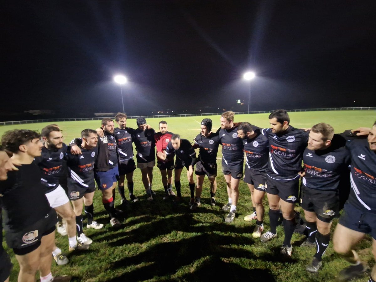 Belle et large victoire de l'ARUP (9 essais à  1) qui relève la tête après sa déconvenue du dernier match.👏 
La bière sera bien meilleure ce soir !🍻