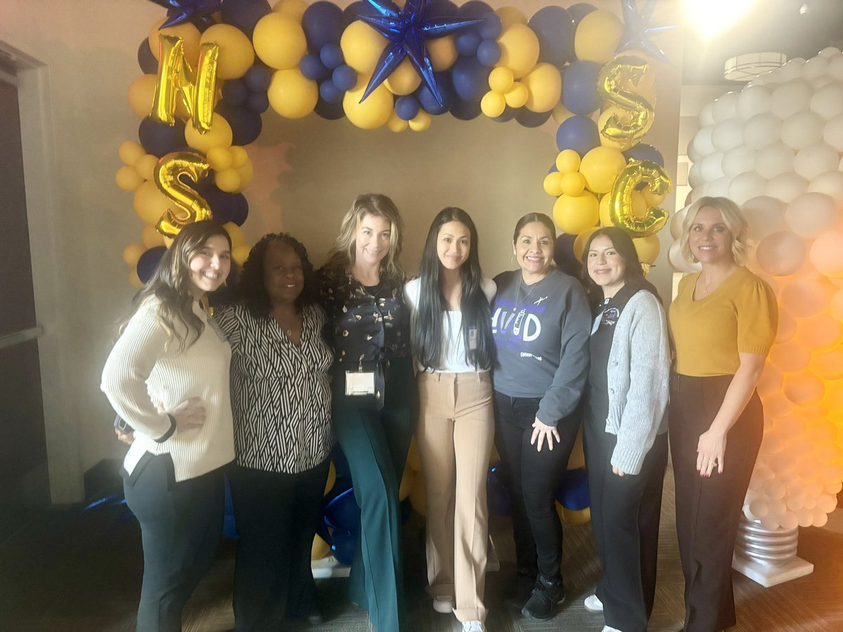 This amazing team of school counselors from @RomolandSD is dedicated to learning and reimagining their roles at the #SCLN2024 📚💡 #SchoolCounselors #romogrows