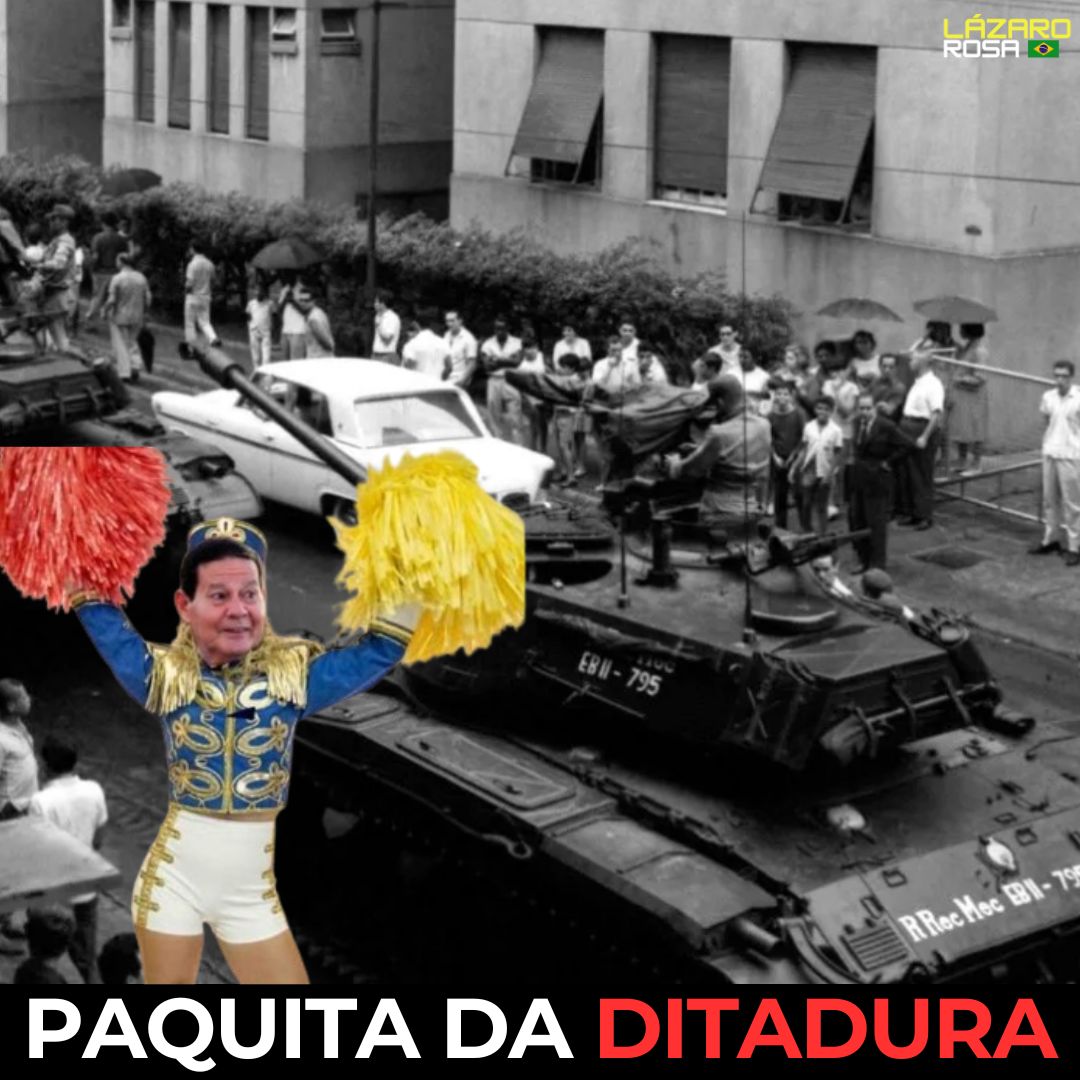 lazarorosa25's tweet photo. Senador Hamilton Mourão, mais conhecido como PAQUITA DA DITADURA. https://t.co/Zc7fmIFHjH