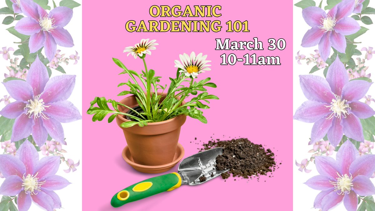 Seed Librarian Regina Dlugokencky will present fundamental concepts of organic gardening and how these practices can provide you with fresh and nutrient-dense vegetables, save you money, and guide you toward a more holistic approach to your entire landscape.