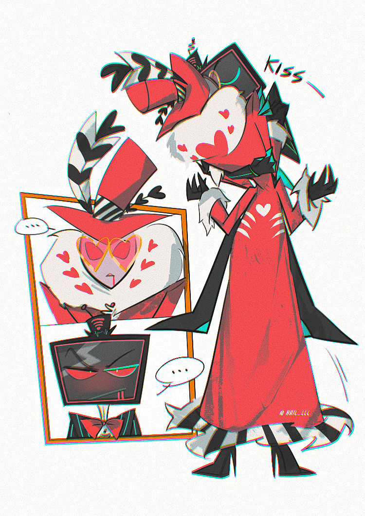 Kail_lll's tweet photo. A little kiss~🎯
#VoxVal #staticmoth https://t.co/nBPy32DzlH
