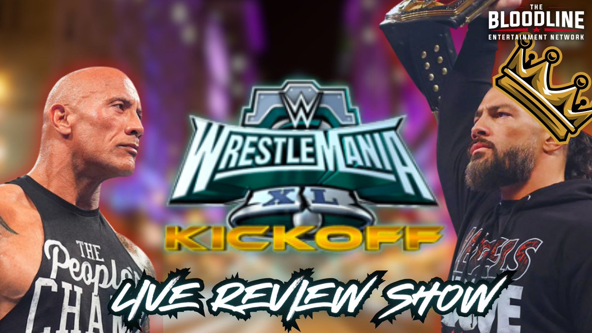 Clark_Wrestling's tweet photo. 🚨 #WrestleMania XL Kickoff | Review Show | 🚨
Tonight 9:30pm est 

🩸 Let's recap the wwe press conference & other news for this pro wrestling Thursday, ft. special guest 
Juv The Grandsire from @TheHardCamera 

Follow⬇️
✅ YouTube https://t.co/nM1NoDmloq
✅ Twitch https://t.co/Eo3YAyqR4M
✅ Kick  https://t.co/vjHnhTB9u3

🩸https://t.co/tFJAwAcxb4

#Tribalchief #Foreverchampion #wewantrock #wewantcody #wrestlingcommunity
#codyrhodes #biancabelair #rhearipley #romanreigns