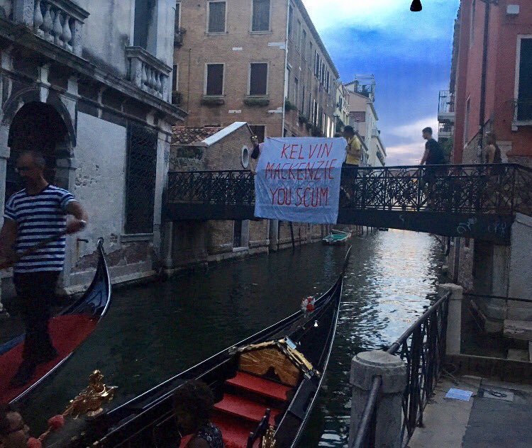 Great memories. The romance of Venice…... #MacKenzieYouScum #LyingCunt @kelvmackenzie 💩🏠