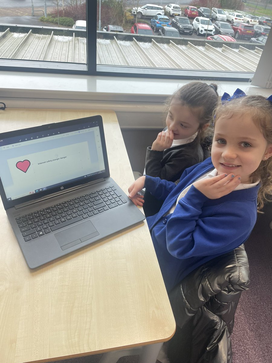MrsAllanG's tweet photo. We enjoyed using Paint 3D to create internet safety posters📱 @MissPCairney @calderbridgeps #calderbridgedigital https://t.co/alAQGujENF