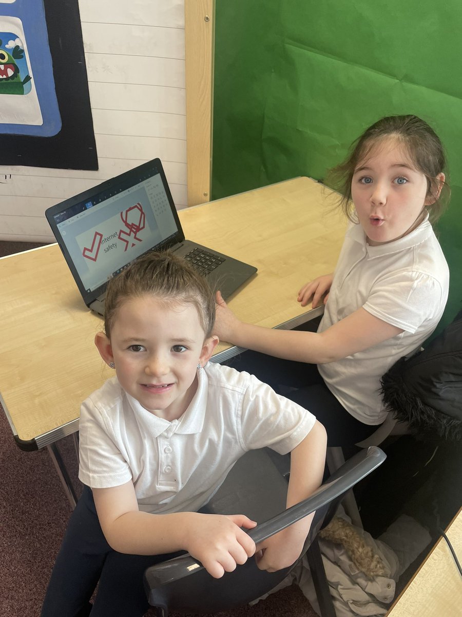 MrsAllanG's tweet photo. We enjoyed using Paint 3D to create internet safety posters📱 @MissPCairney @calderbridgeps #calderbridgedigital https://t.co/alAQGujENF