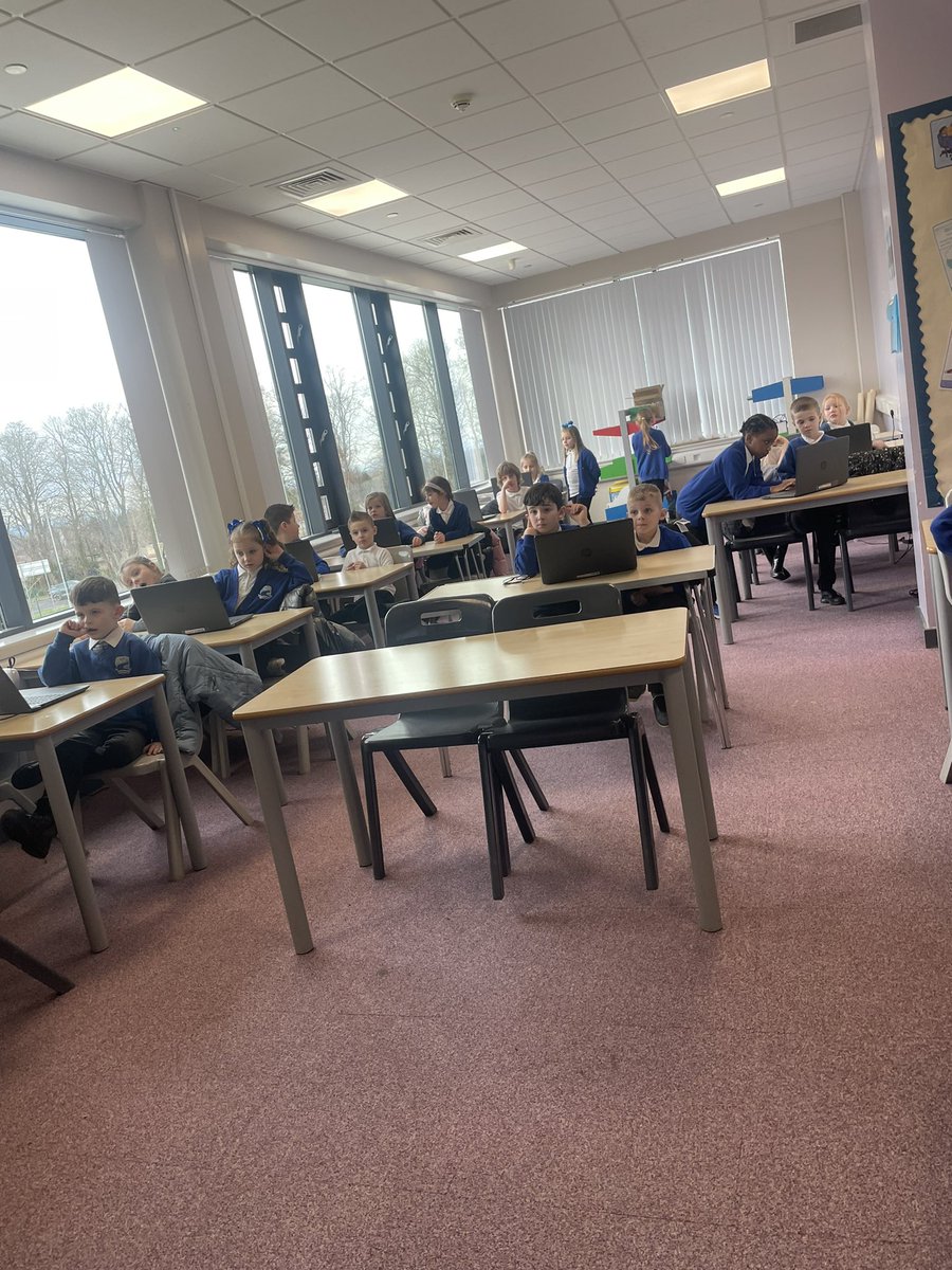 MrsAllanG's tweet photo. We enjoyed using Paint 3D to create internet safety posters📱 @MissPCairney @calderbridgeps #calderbridgedigital https://t.co/alAQGujENF