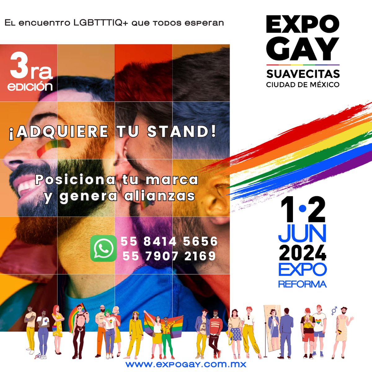 Últimos espacios para expositores disponibles.
Informes al Whatsapp 55 84 14 56 56.