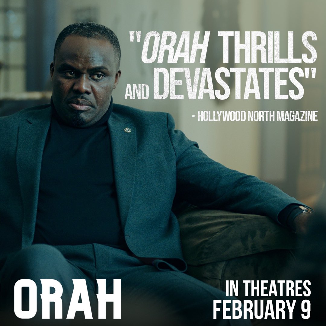 DirectorLonzo's tweet photo. Orah opens in select theaters on Friday, February 9 in the Toronto GTA. Buy your tickets now at: https://t.co/DpvpcMm8FQ 
Venues:
Cineplex Cinemas Vaughan

Cineplex Odeon Eglinton Town Centre Cinemas 

SilverCity Brampton Cinemas https://t.co/bM5L7ppDa1