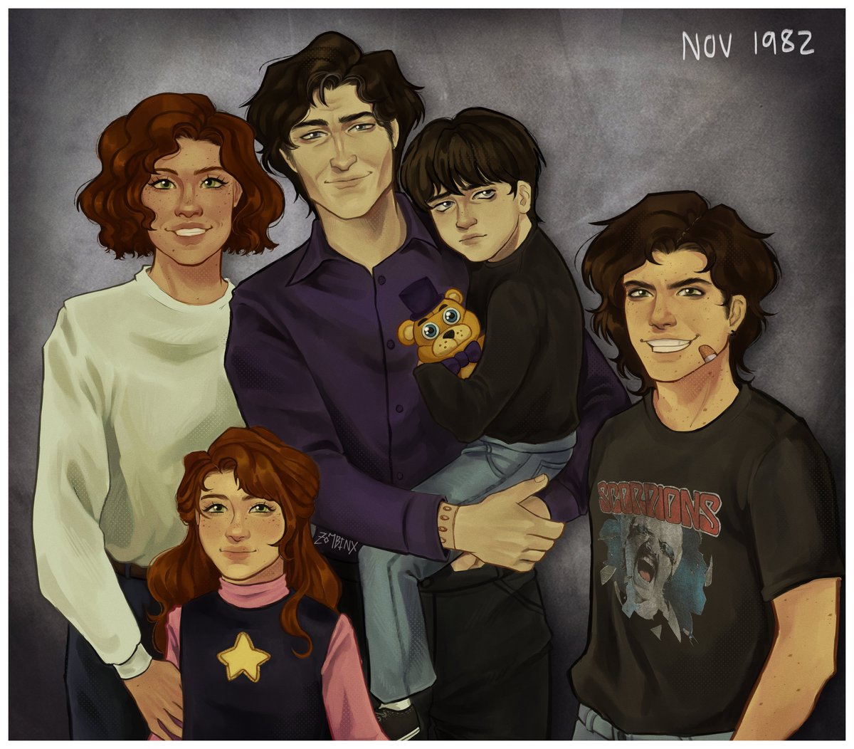 afton family photo

#fnaf #michaelafton #williamafton #elizabethafton #cryingchild