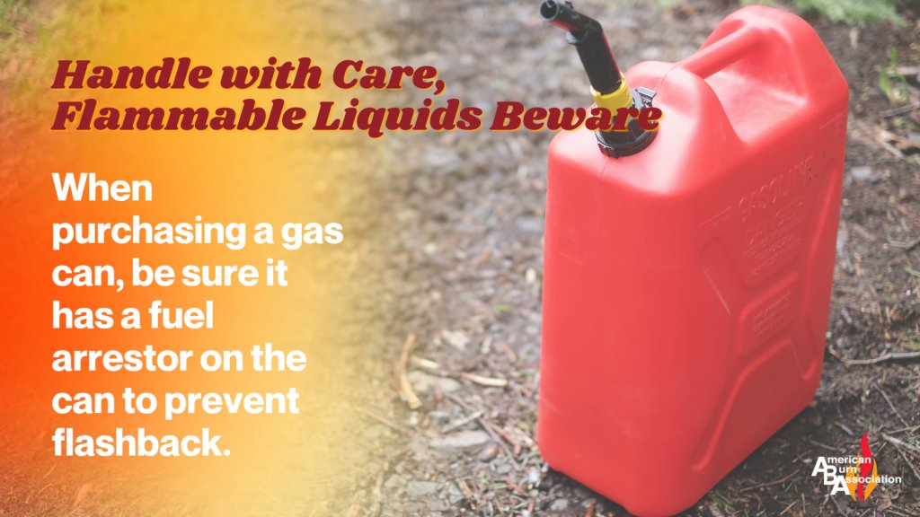 Did you know that gas vapor from inside a gas container can trigger a flashback explosion if it comes in contact with an ignition source, such as a flame or spark. Even static electricity can start a blast. Be flammable liquid aware! Visit: ow.ly/tMnN50Qwz6X