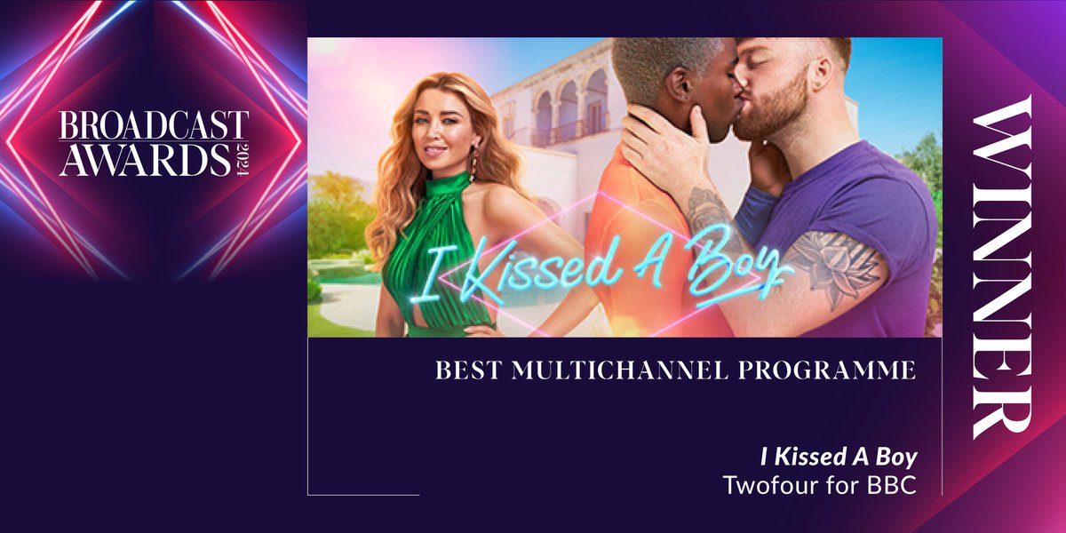 And the winner of Best Multichannel Programme, is I Kissed A Boy, @twofourtweets for @BBC. #BroadcastAwards #BA2024
