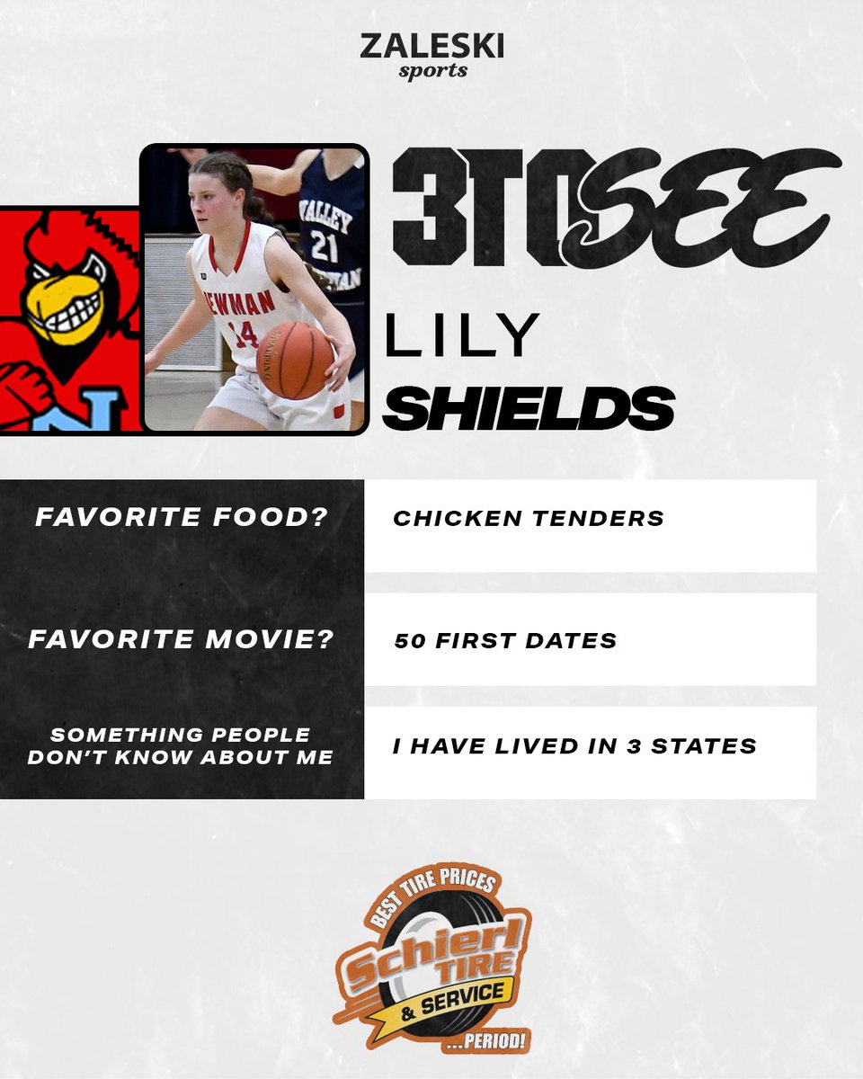 Get to know Newman Catholic's Lily Shields, our 3 To See Player of the Week!