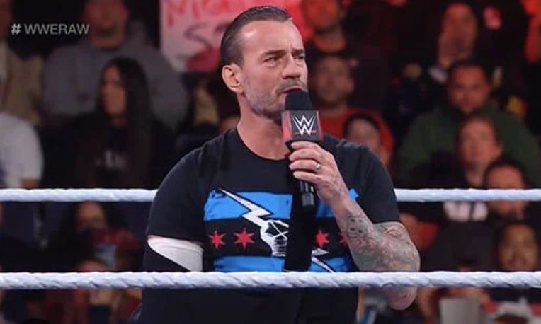 PublicEnemiesHQ's tweet photo. “You can’t just waltz back in here &amp; steal the spotlight from Cody Rhodes like you did to me over a decade ago DWAYNE. I’m not gonna sit back &amp; let you steal another main event from someone who deserves it just like you did me”

-CM Punk to The Rock tonight https://t.co/Ske9QdyjUn