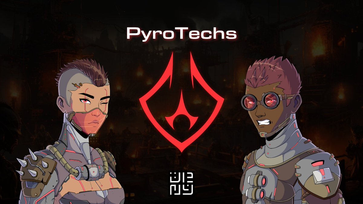 JRNYCLUB's tweet photo. Introducing the PyroTechs 🔥

 One of six factions in the JRNYERS collection

Learn more about PyroTechs here: https://t.co/eq6hd9E3Pr
