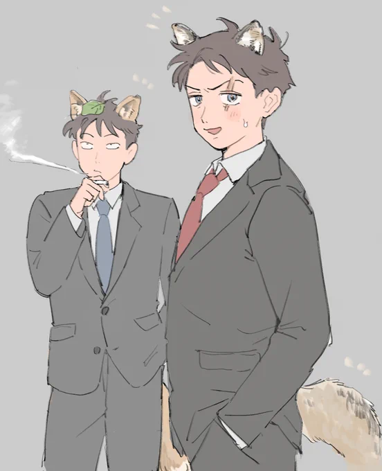 かわい〜〜と思って描いてしまってすみません 