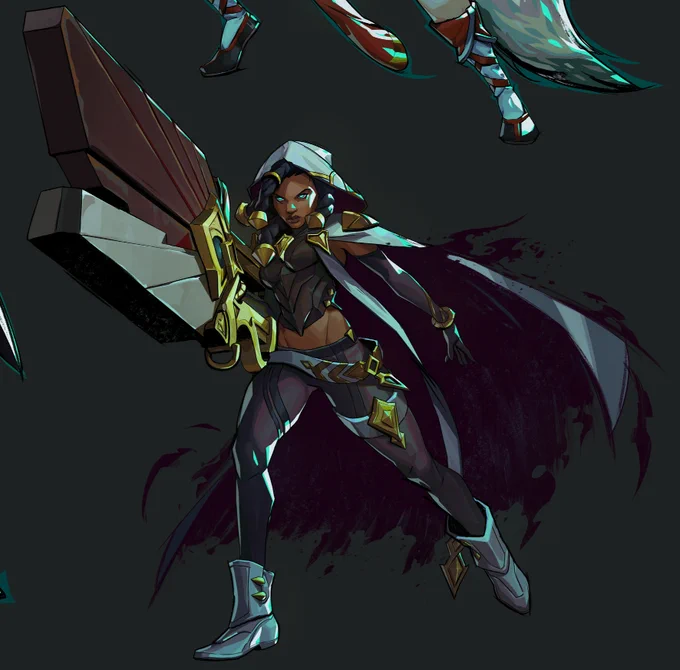 MOTHERS! Was waiting to see that Kat art for a long time and I'm glad to see Ahri, Morg and Senna with her. 
