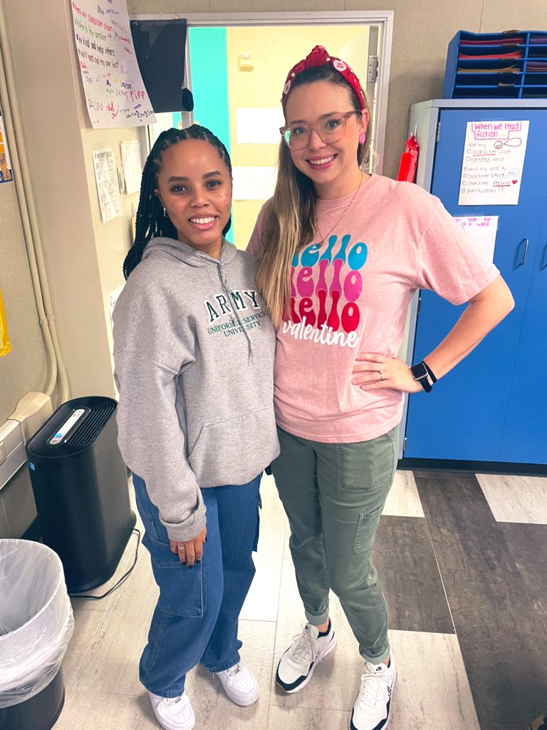 Can’t believe we have the teacher of the year <a href="/BrawleyTara/">Tara Brawley</a> and the rookie teacher of the year <a href="/mstaftsclass/">Sharon Briseño</a> on 2nd grade! Wow their students are blessed to have a few celebrities as their teacher!