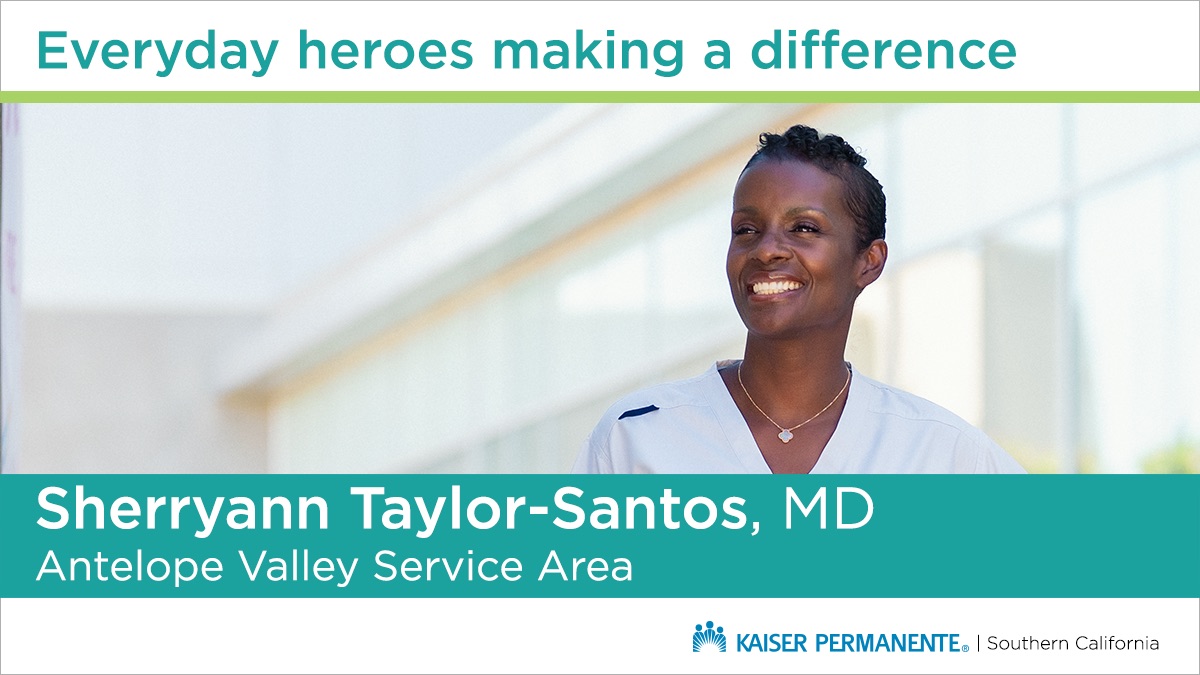 It’s a fact. Black moms have a disproportionately high mortality rate. Sherryann Taylor-Santos, MD, Obstetrics-Gynecology, <a href="/KPAVThrive/">Kaiser Permanente Antelope Valley</a>, has devoted her life to reducing and eliminating disparities in Black maternal care. Read more: bit.ly/49wub9l #EverydayHero