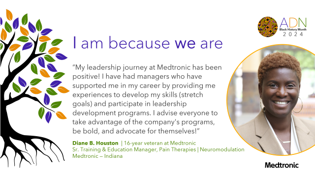 I'm inspired working with Diane and other extraordinary colleagues whose contributions to Medtronic are being celebrated during Black History Month. Join the team that powers the extraordinary. #CareersThatChangeLives #MedtronicEmployee bit.ly/48qBrCN