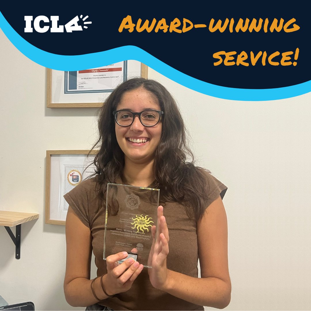 LivingAus's tweet photo. The team at Bondi PARC (Prevention And Recovery Centre) received a Highly Commended award from SESLHD for Person-Centred Care. At PARC, peer support workers and clinical staff work together to avoid hospital admissions.
#consumerchoice #peersupport #collaboration #mentalhealth https://t.co/eK4AwmMId1