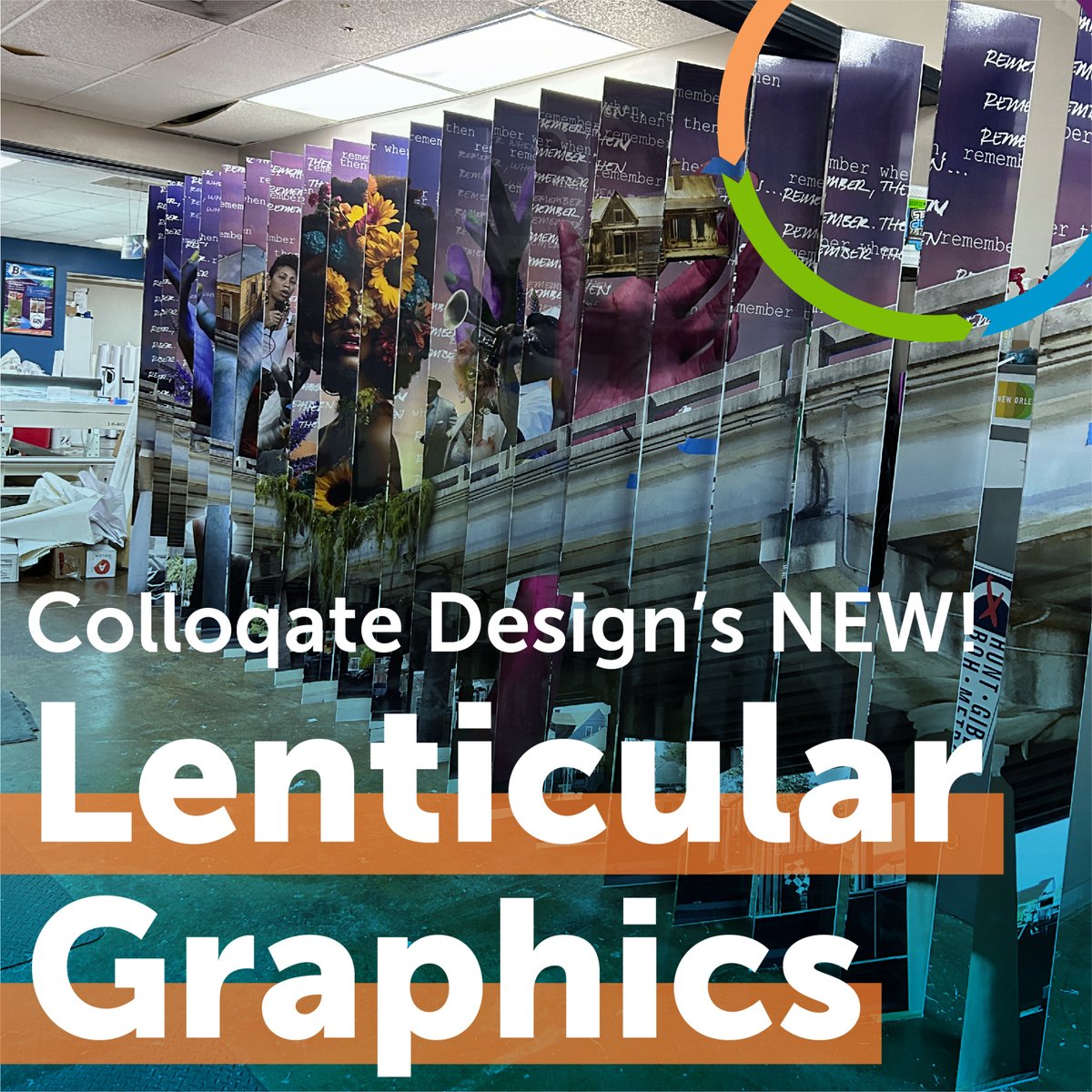 "Still thrilled that we were given the chance to work with ColloqateDesign and produce these incredible graphics!! Great minds that think alike will keep the world spinning and the future bright! Looking forward to more projects with you all in the future!"