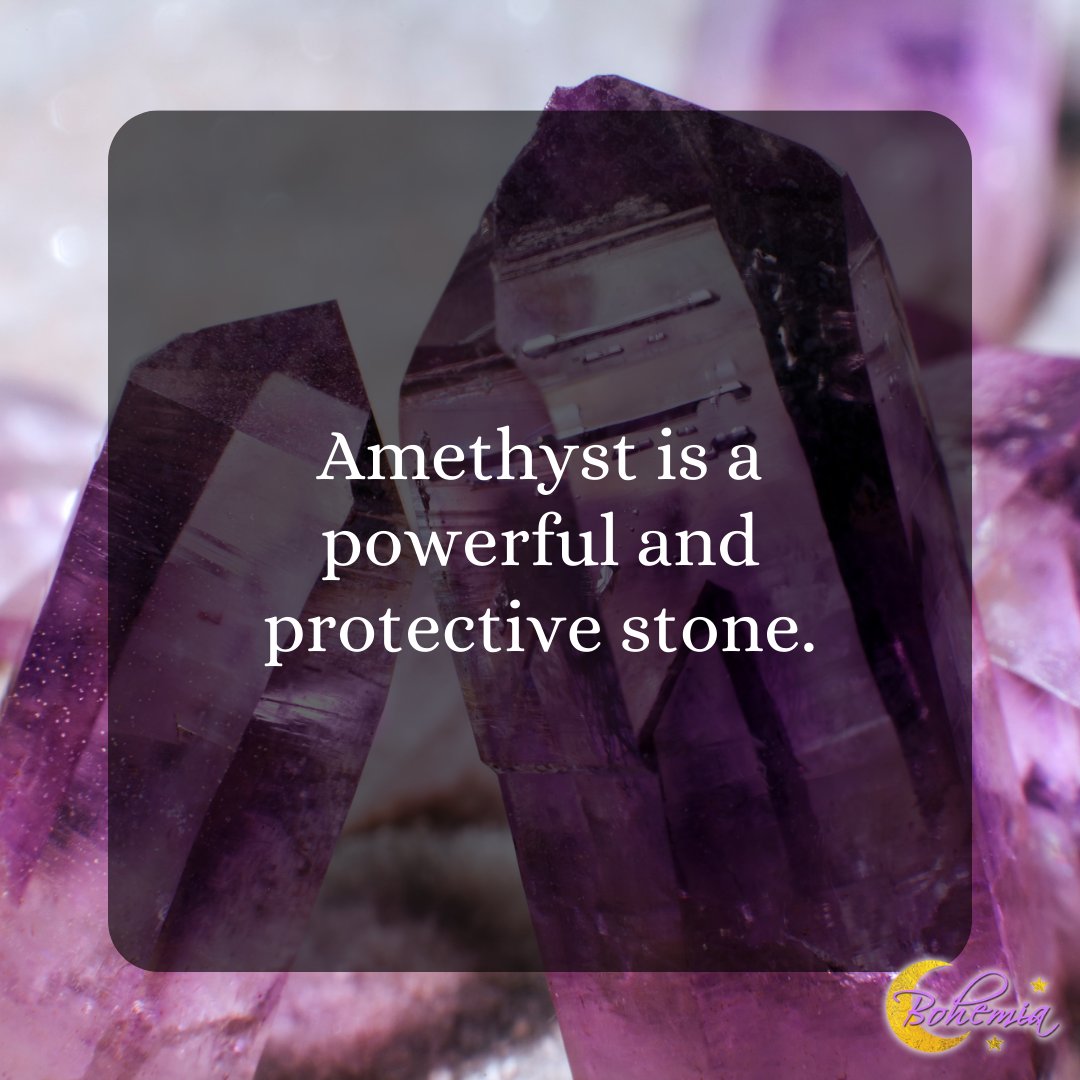 LunaBohemiaShop's tweet image. Embrace the mystical beauty of February's birthstone, amethyst, the stone of spirituality par excellence. It promotes spiritual enlightenment and inner peace.

#LunaBohemiaShop #birthstone #FebruaryBirthstone #crystals #CrystalMagic #amethyst #NewAge #NewAgeSpirituality