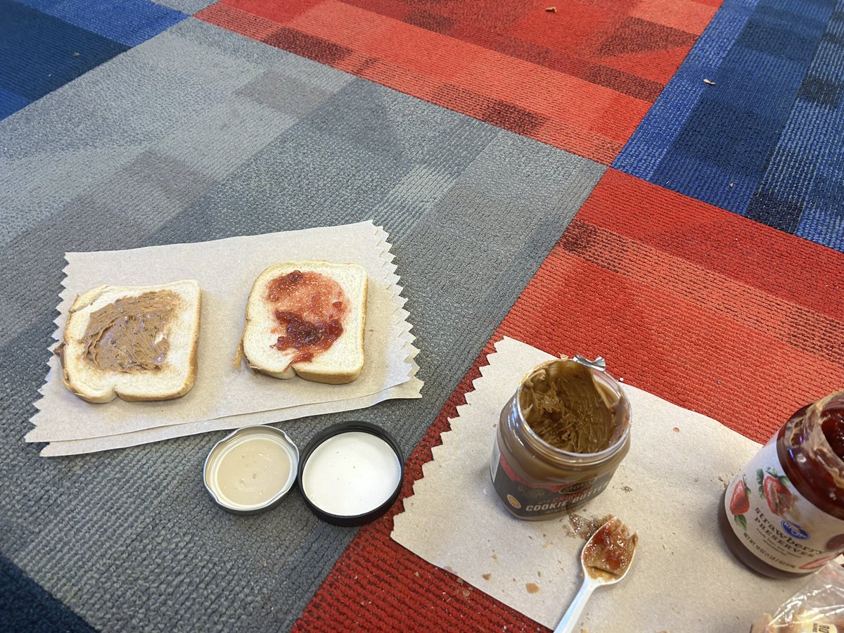 Fourth graders discovered  the importance of adding details to their informational writing by making cookie butter and jelly sandwiches! #onlywb