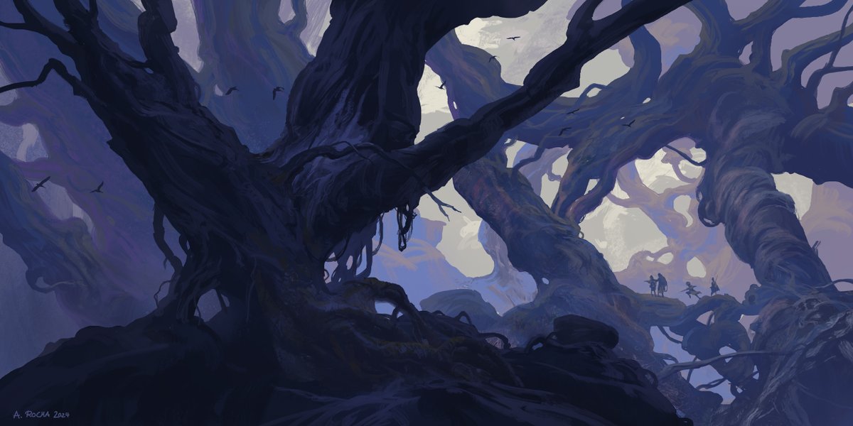 'Tangled Roots' #noai #conceptart #fantasyart #digitalart