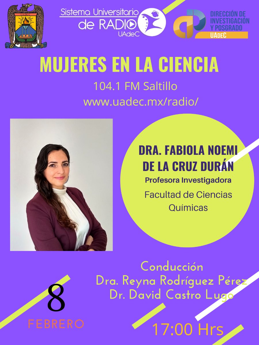 Dirección de Investigación y Posgrado UAdeC tweet media