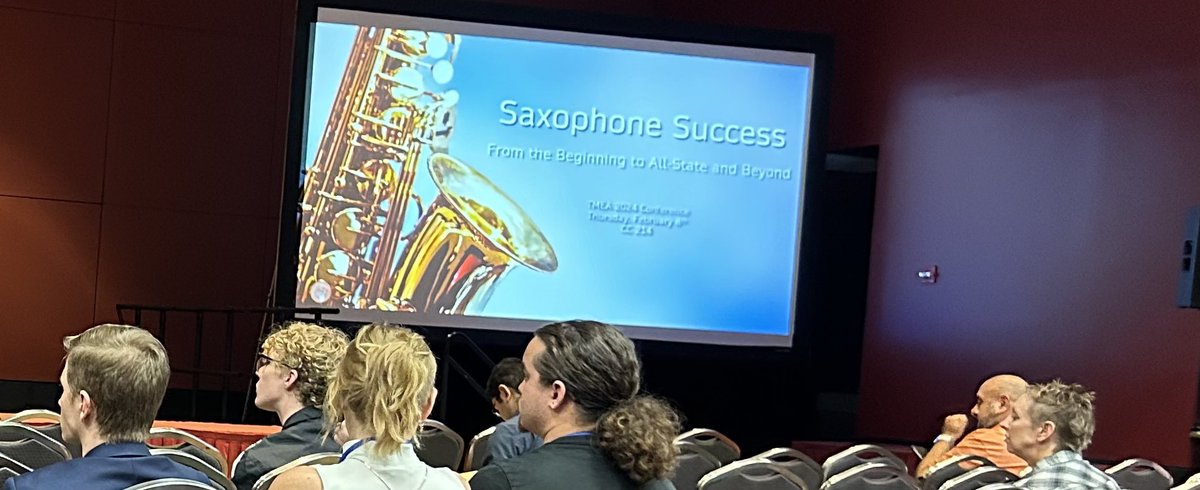 DrHBergman's tweet photo. Excited to see a @CampbellGators band director Chris Patterson presenting at TMEA @CyFairISD @CFISD_FineArts https://t.co/ftrKgTJOaX