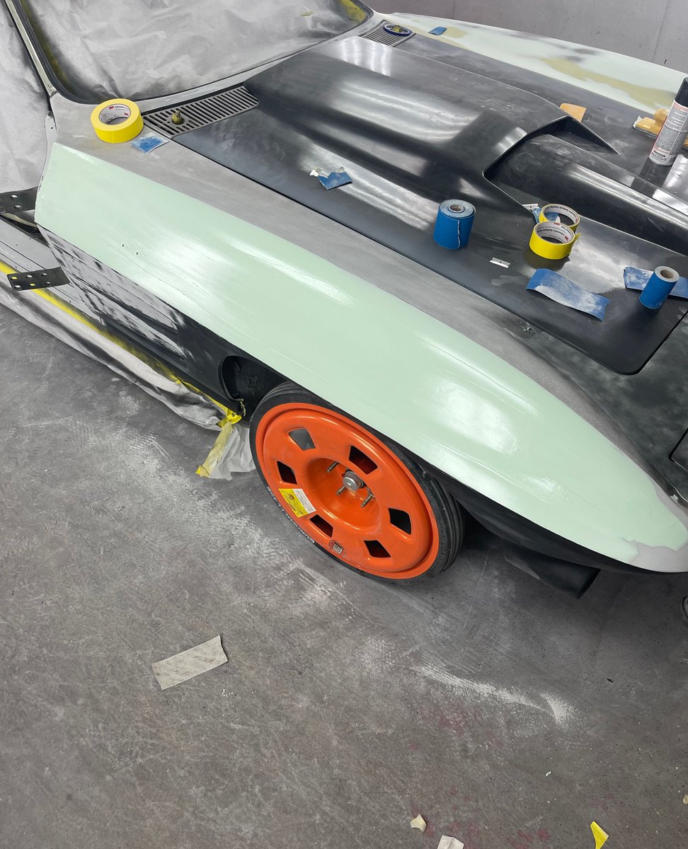 Raleigh_Speed's tweet photo. A few pics of bodywork progress on the 63vet. https://t.co/W2WeuJmg38